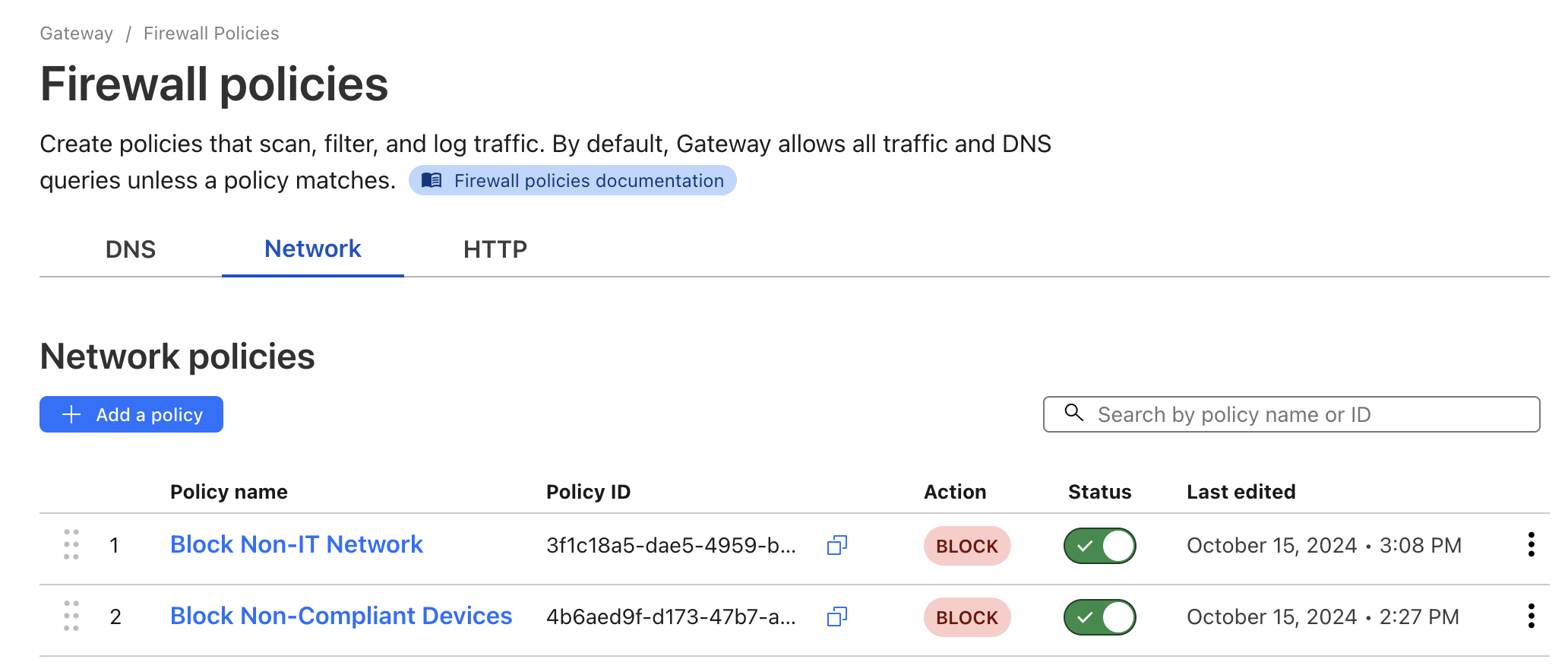 cf-network-policies